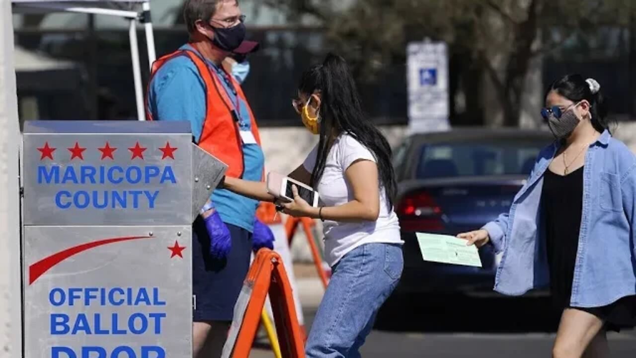 Maricopa County Elections Center DropBox Heavily Armed And Concealed With Tarp