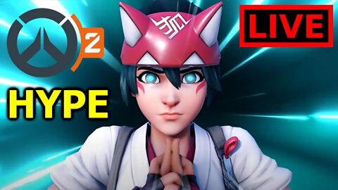 🔴 LIVE - Overwatch 2 HYPE BEGINS! Kiriko and Battle Pass - Overwatch Cassidy / McCree Gameplay