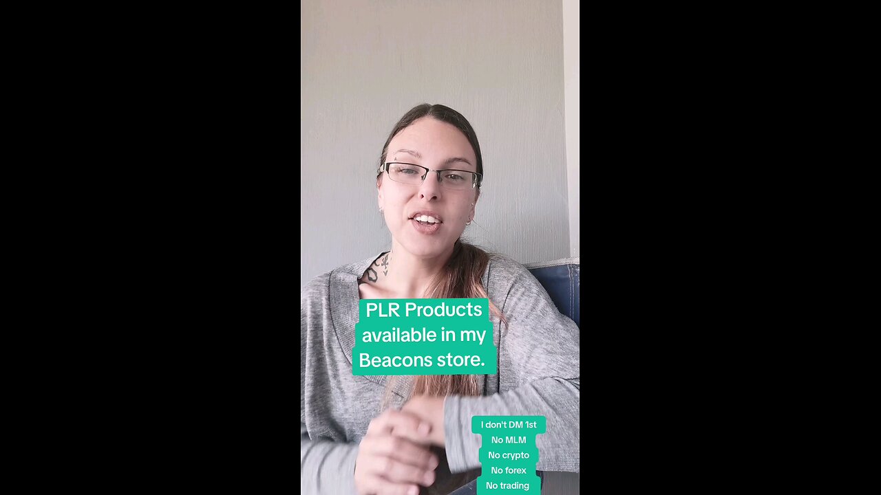 PLR products available in my Beacons store