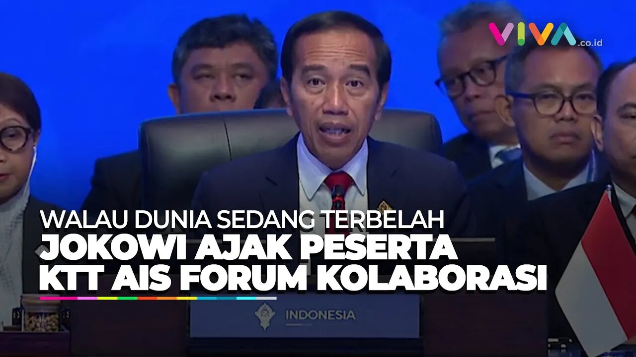 Buka KTT AIS Forum di Bali, Jokowi Ajak Kolaborasi di Tengah Dunia Sedang Terbelah