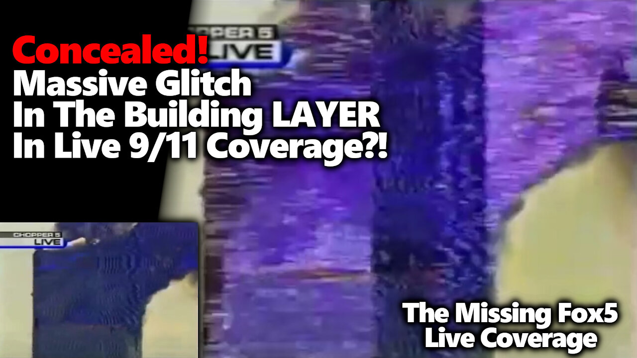 Tower Graphic Massively Glitches: The FOX5 9/11 Coverage They Want Gone. CGI Layer Rendering Bugs?