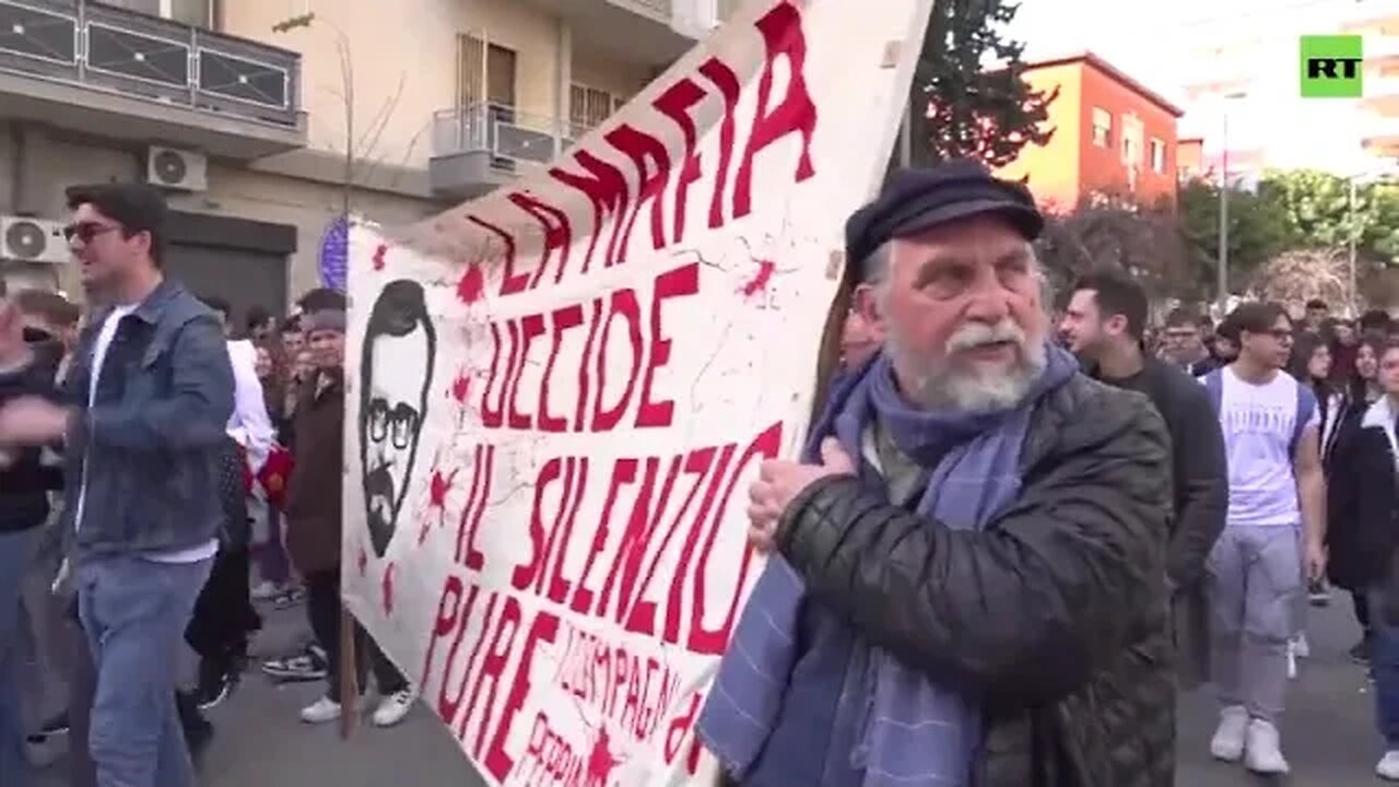 Thousands march against mafia in Sicily