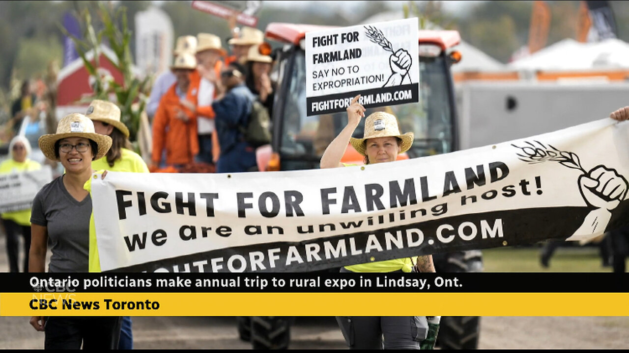 Fight For Farmland Voices Concerns to Provincial Politicans