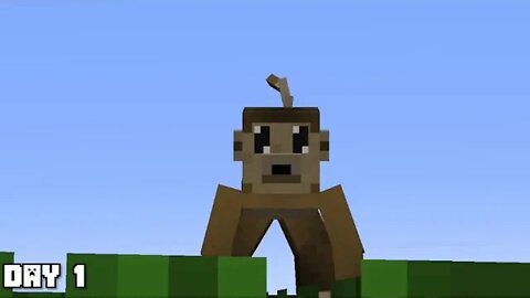 I Survived 100 Days as a MONKEY in Minecraft $$$$$ 3