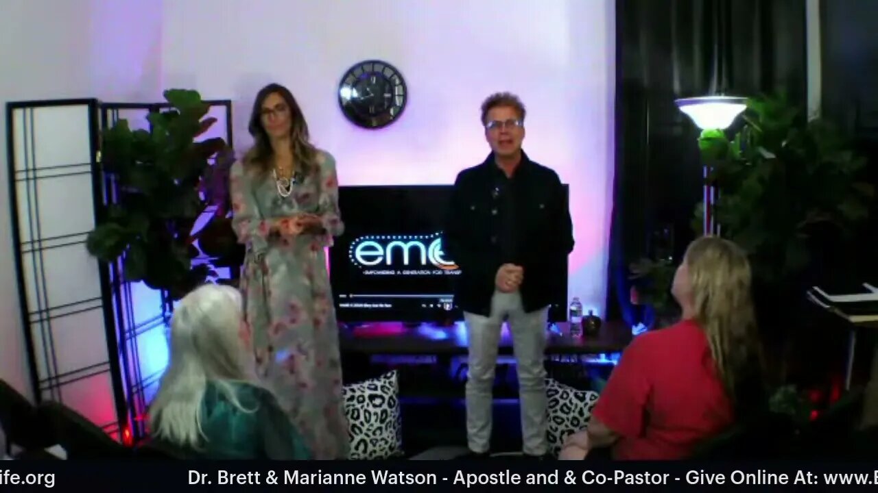 EMERGE "LIVE STREAM!" Dr. Brett Watson Kingdom Culture Part 2! 3.12.23