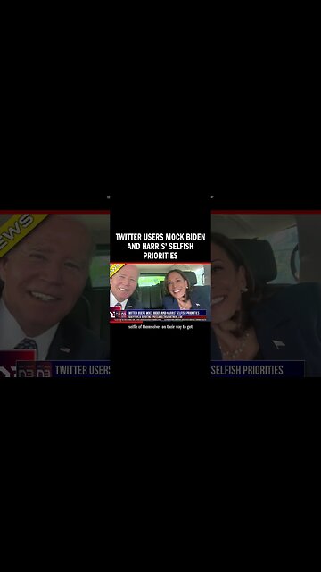 Twitter Users Mock Biden and Harris' Selfish Priorities