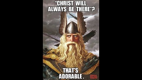 jews do not worship Odin. What kind of idiot came up with that idea?