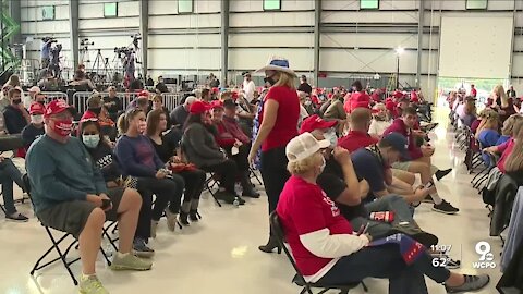 Vice President Mike Pence speaks at Lunken Field