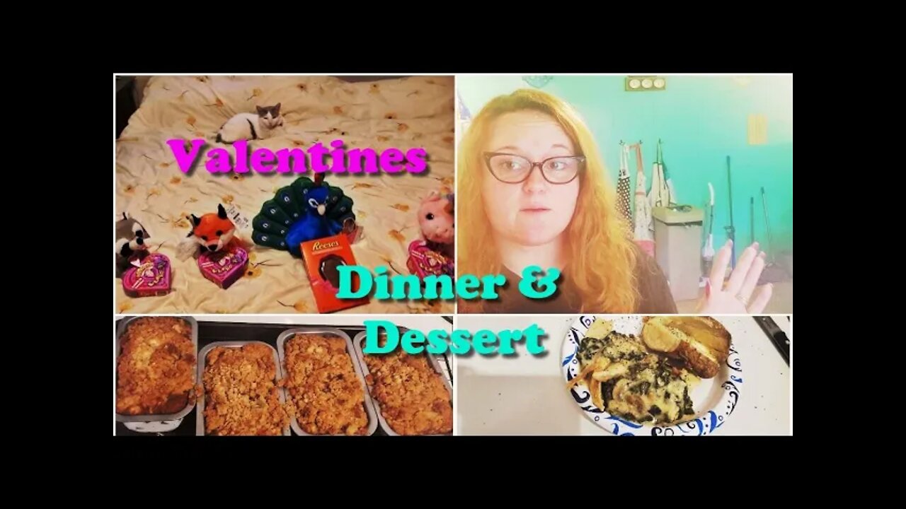 Sunday Dinner & Dessert *What I Got My Kids For Valentines Day* Mom Life | Family of 5 |