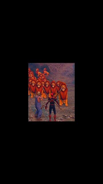 GTA V Spiderman VS lion in gta v #game #gta #hindimashupsongs #spiderman #gta5 #newhindisong