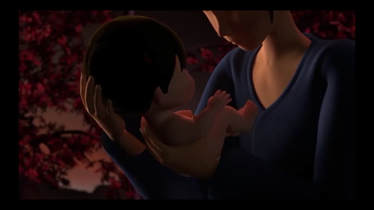 BABY AND MOTHER SAID STORY-ANIMATION