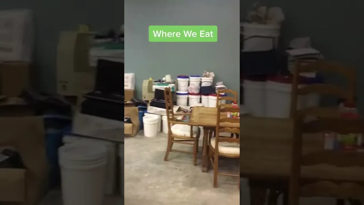 Part 6: Moving into an underground bunker #shorts #undergroundliving #bunker #undergroundfamily