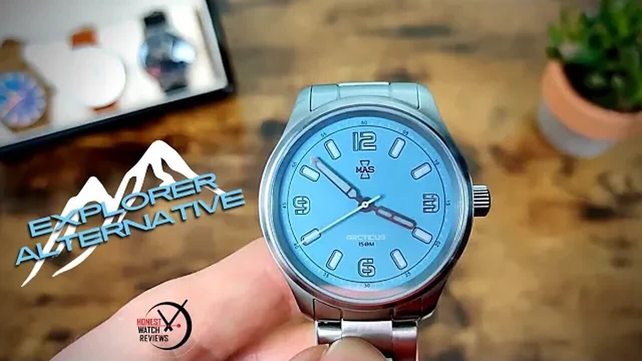 🏔️ MAS Arcticus Glacier Blue ❄️ Microbrand Rolex Explorer Alternative Honest Watch Review #HWR