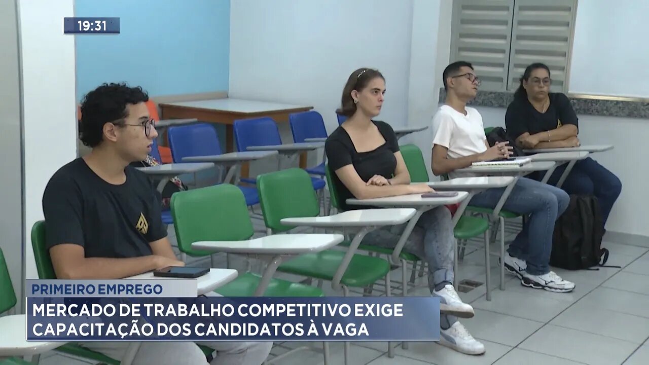 Primeiro emprego: Mercado de trabalho competitivo exige capacitação dos candidatos à vaga.