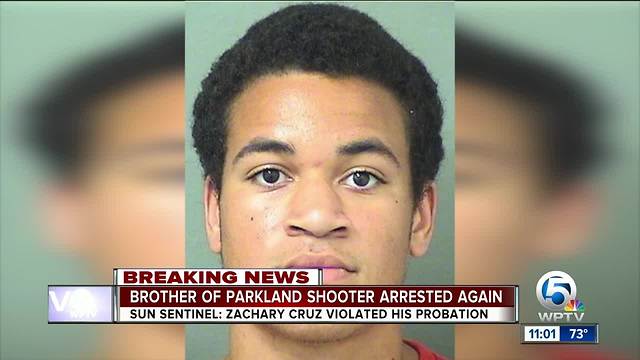 Zachary Cruz, brother of Parkland school shooter, arrested in Palm Beach County