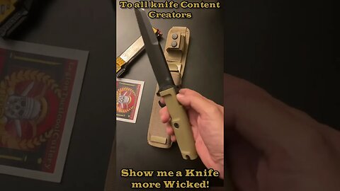 A challenge to all knife content creators! What’s the most wicked blade you got!