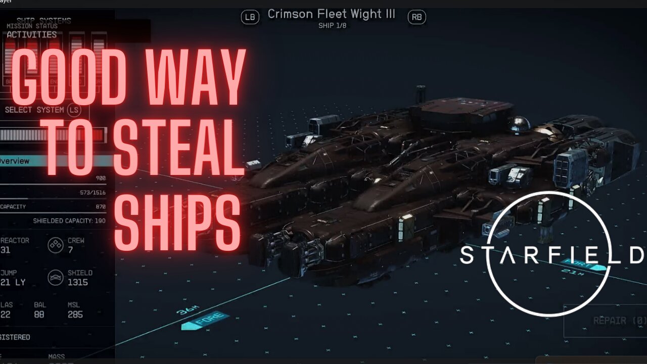 Good Way To Steal Ships (Starfield Gameplay)