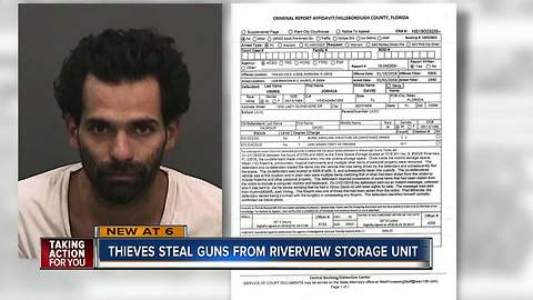 More than a dozen guns stolen from storage facility in Riverview