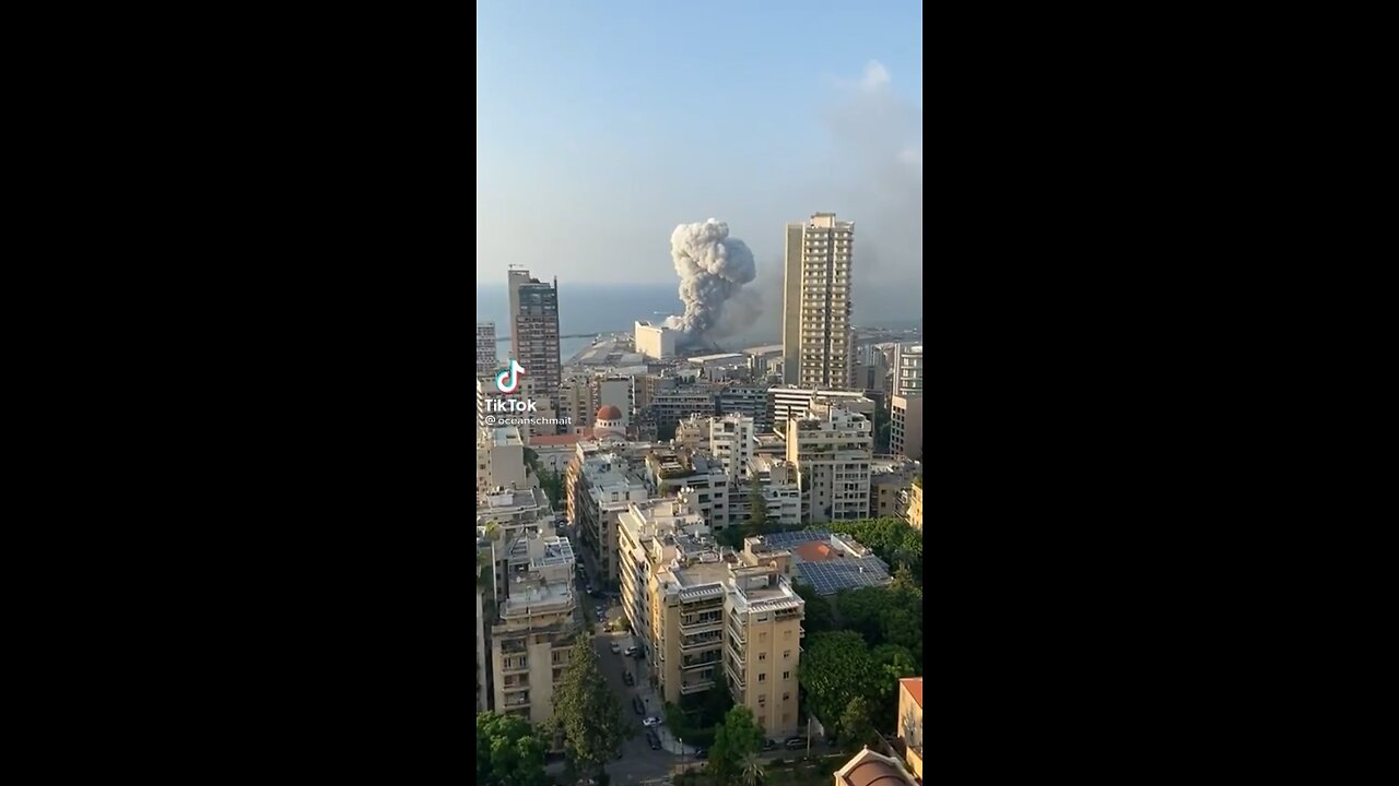 Explosion in Beirut