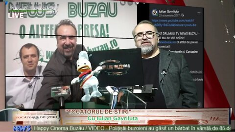 LIVE - TV NEWS BUZAU - "Tocatorul de stiri", cu Iulian Gavriluta. 5 ani de TV News Buzau, ...