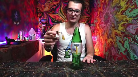 Pulsar Vapor Palm Tree Lava Lamp Rocket Like Glass Rig