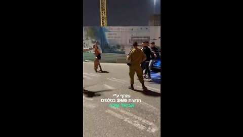 Arab Threatens to Light IDF Soldier on Fire Immediately after Memomorial Day siren