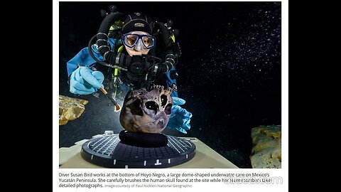 Cave Divers Find 12,000 Yr Old Skeleton #Cave Divers #Skeleton
