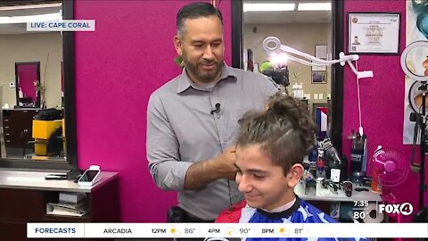 Part 2: Free back-to-school haircuts and supplies