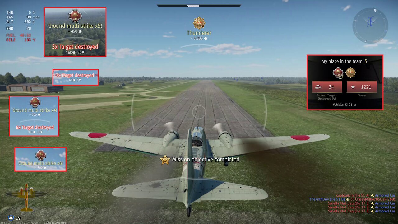 War Thunder - Perfect Bombing Run and "Thunderer" award / パーフェクト・ボンビング・ランと「サンダー」賞