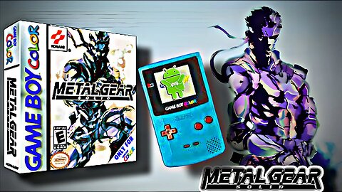 METAL GEAR SOLID - Game Boy Color Android - Modo Nostalgia ativado