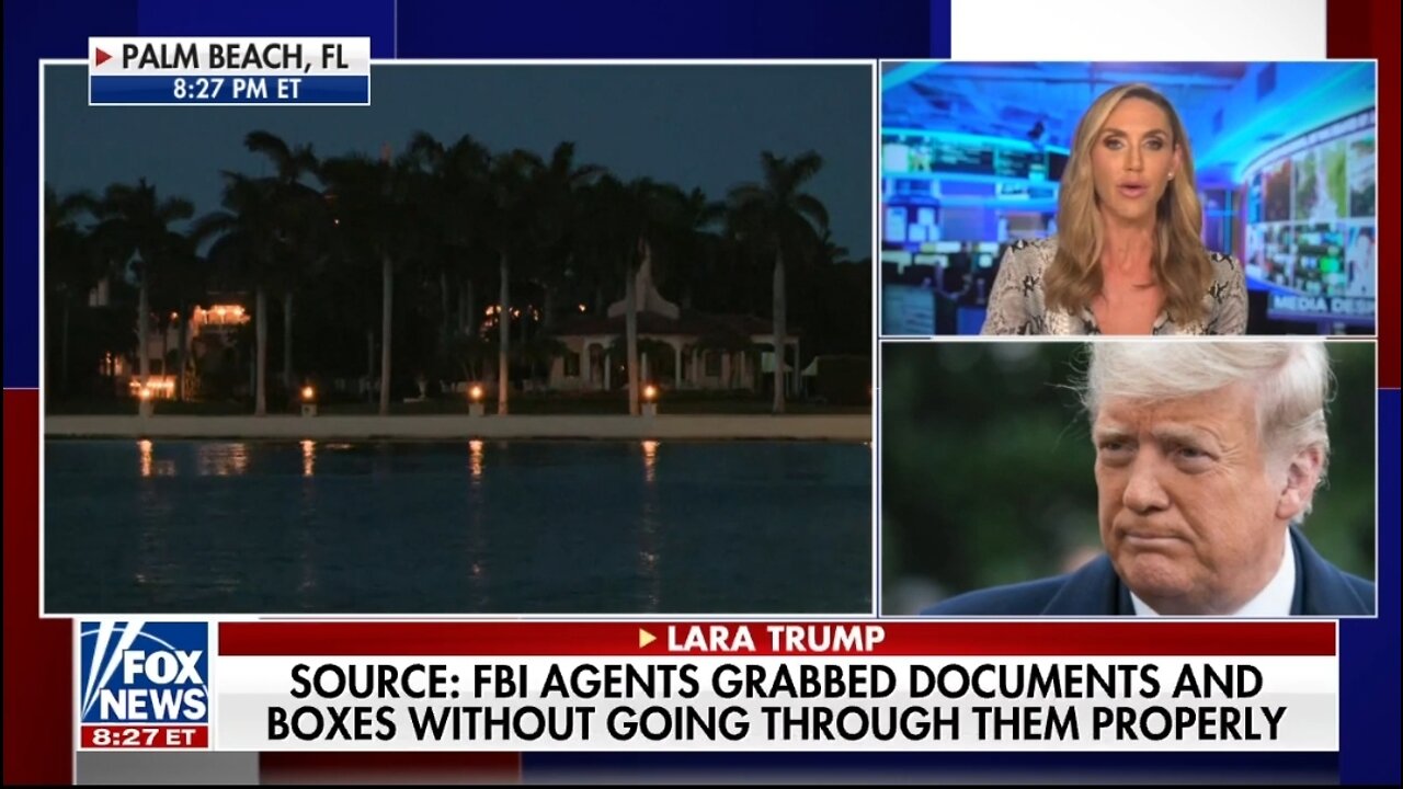 Lara Trump: Donald Trump Was Shocked At The FBI Mar-A-Lago Raid