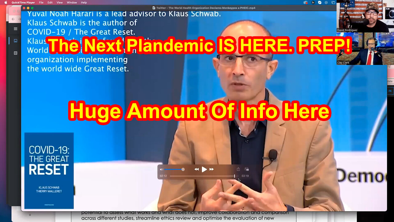 The Next Plandemic IS HERE. PREP! Huge Amount Of Info Here