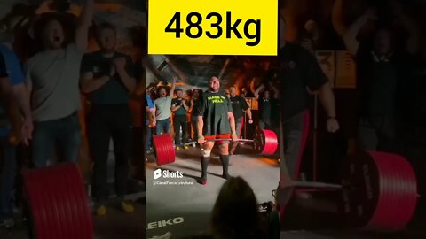 Ivan Makarov faz um INCRÍVEL DEADLIFT de 483kg #Shorts