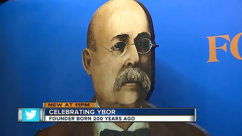 A community celebrates 200th birthday of the founder of Ybor City