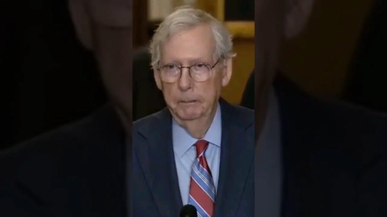 Mitch McConnel freezes during press conference, pooped pants #govtjobs #viral #nonsense #funny