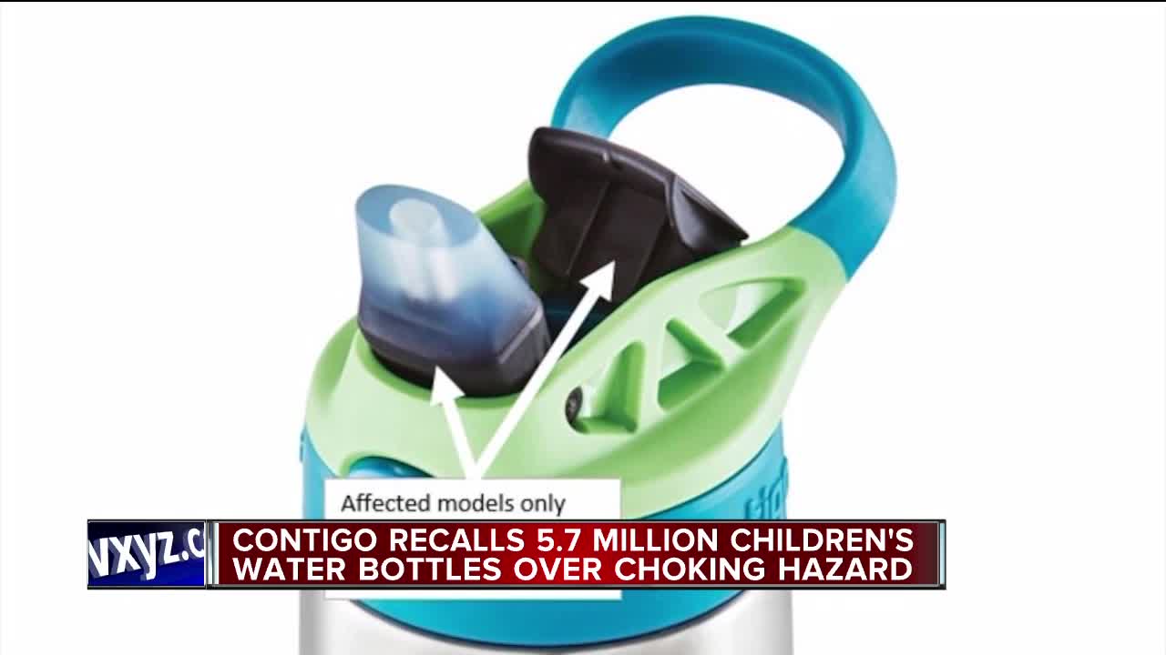 Contigo recalls 5.7 million children's water bottles over choking hazard