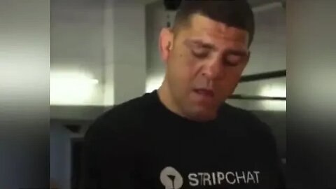 Nick Diaz advertising training sessions on Stripchat