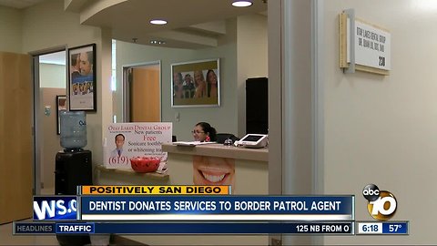 Dentist donates services to Border Patrol agent with ALS