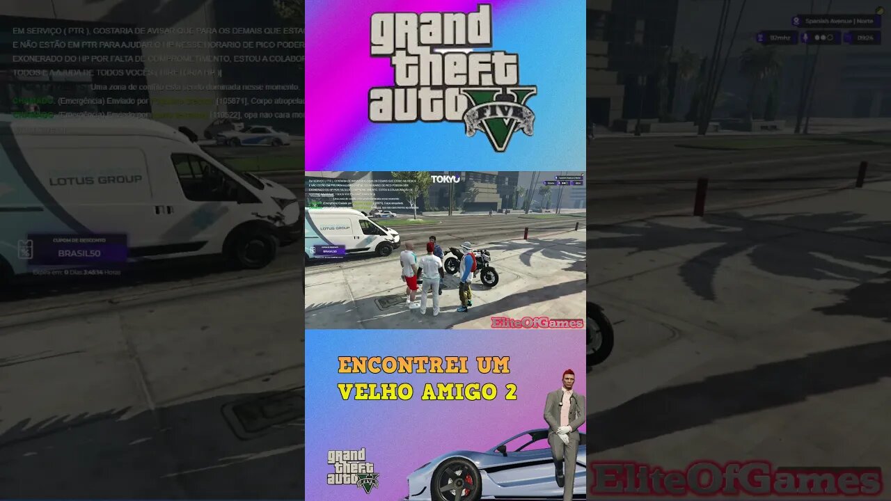 GTA RP ENCONTREI UM VELHO AMIGO 2