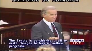 1996: Sen. Joe Biden Speaks In Favor Of Work Requirements For Welfare Recipients