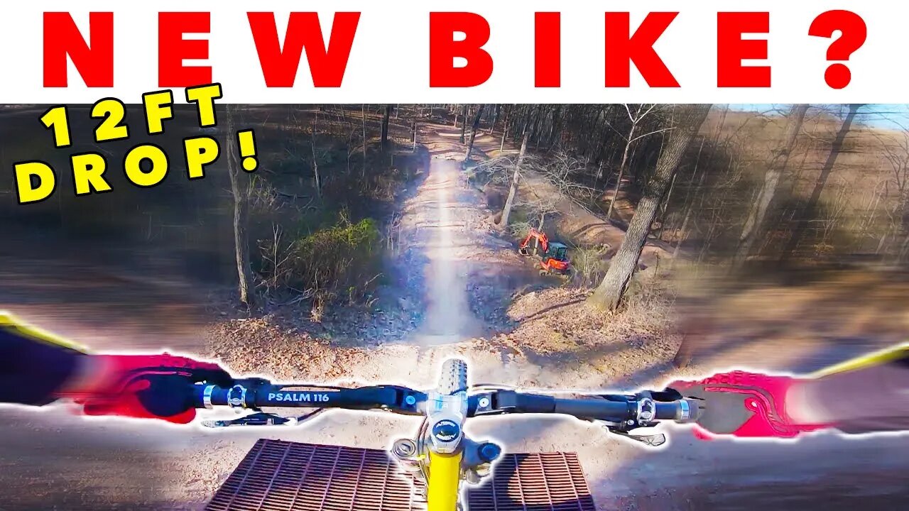 12FT DROP! On Mystery Bike? CEASE & DESIST BENTONVILLE