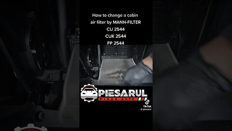 #How to #change a #cabin #air #filter by #MANN-FILTER #CU2544 #CUK2544 #FP2544 #piesarul