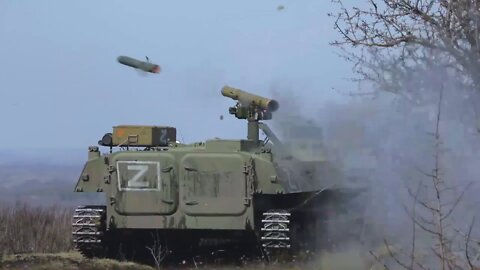 ★★★ Russian Shturm-S and Fagot Anti-Tank Missile Systems in Action in Ukraine