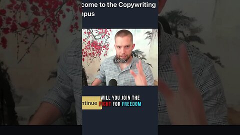 WILL YOU JOIN THE FIGHT FOR FREEDOM