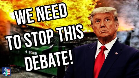 The Trump V DeSantis Debate Is Hurting The Right And We Must Change Focus!