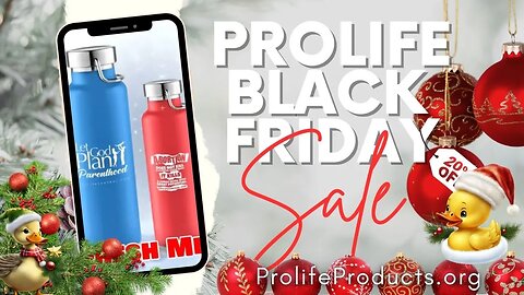 Here are your 2023 Black Friday Prolife Super Sales!