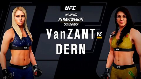 EA Sports UFC 3 Gameplay Mackenzie Dern vs Paige VanZant
