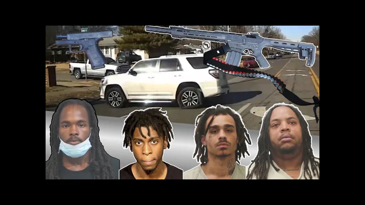 Police Chase 4 Suspects Wearing Ski Masks In Vehicle. St-Louis County PD. Jan. 26-2022