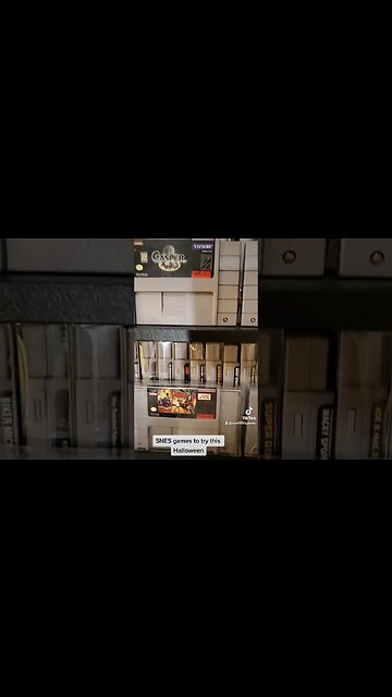 SNES games for Halloween #gaming #retrogaming