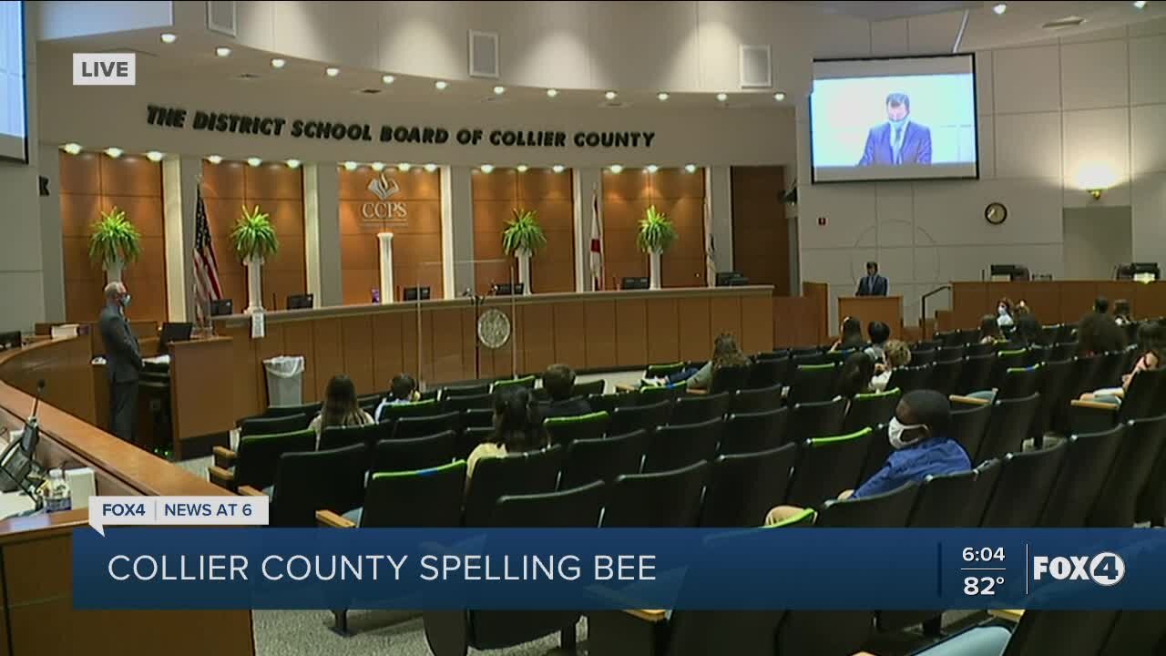 Collier County Spelling Bee underway